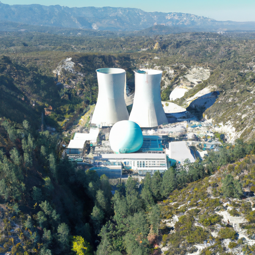 Los Angeles Plant Drone Shot